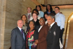 Councilmembers with Staff